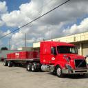 Parked Flatbed Truck